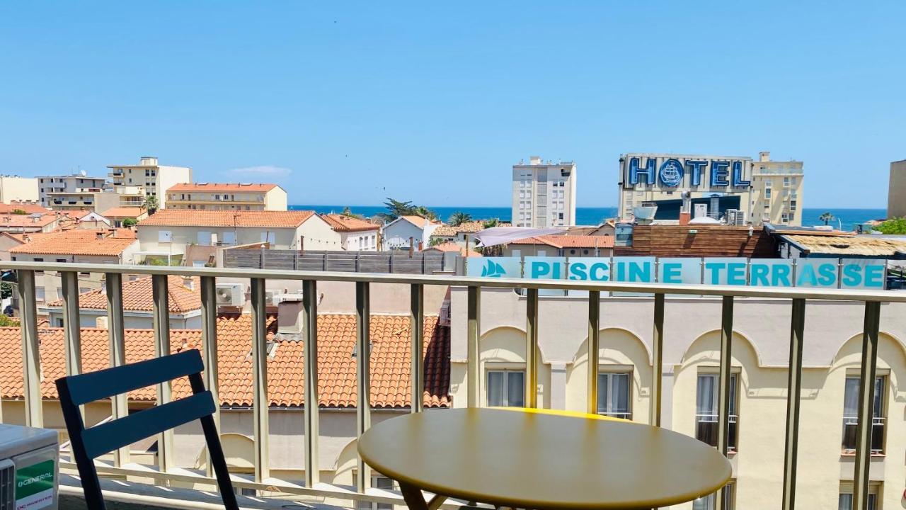 "Zen" 100M De La Plage Avec Parking, Vue Mer Et Vue Montagne Canet-en-Roussillon Ngoại thất bức ảnh